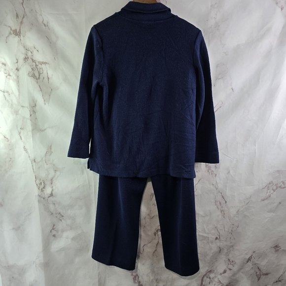 Castleberry Pant Set Womens 12 Large Jacket Suit Button Wool Blend Outfit - Picture 4 of 14